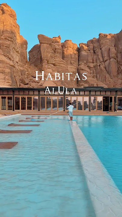 Amazing desert villa 🏜️ . Habitas AlUla. #habitas #alula #saudiarabia