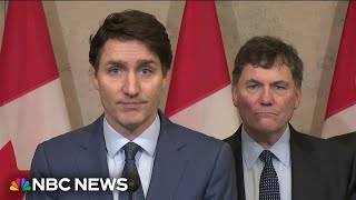 Trudeau responds to U.S. tariffs: ‘I won’t sugarcoat it, this is going to be tough’