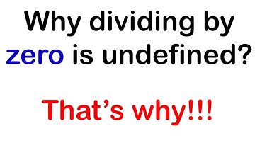 Any number divided by 0 is undefined or infinity. That