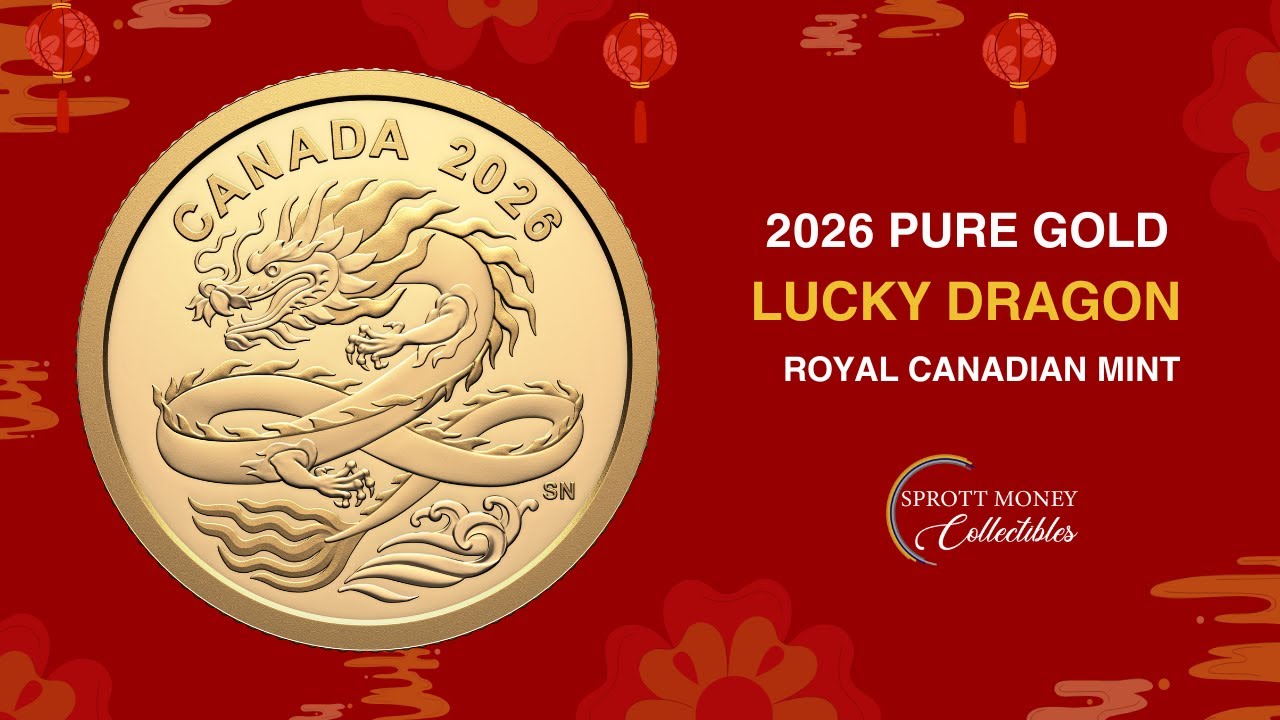 2026 1/20 oz. LUCKY DRAGON GOLD Proof COIN- Royal Canadian Mint