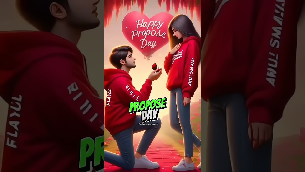 Happy propose day funny video