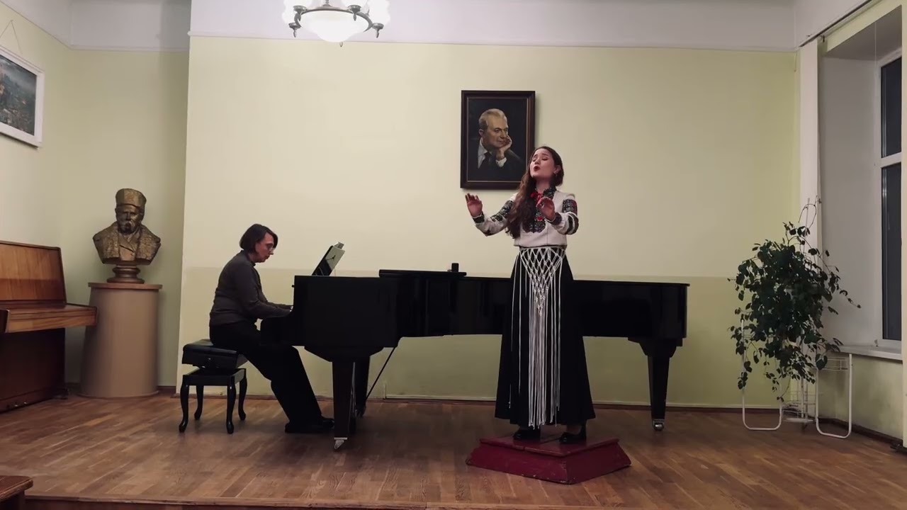 Диригує Лакеєва Катерина Володимирівна, Сл. Т. Шевченка, муз. Б. Фільц