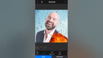 Add Backdrop to your images using LightX Photo Editor for iPhone