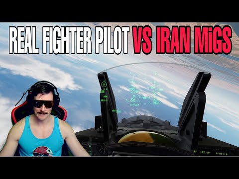 Real Fighter Pilot Dogfights Multiple Iranian F-14 Jets | Digital Combat Simulator