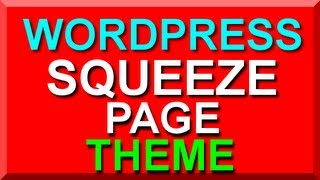 Wordpress Squeeze Page Theme (Wp Squeeze Page & Sales Page Templates)