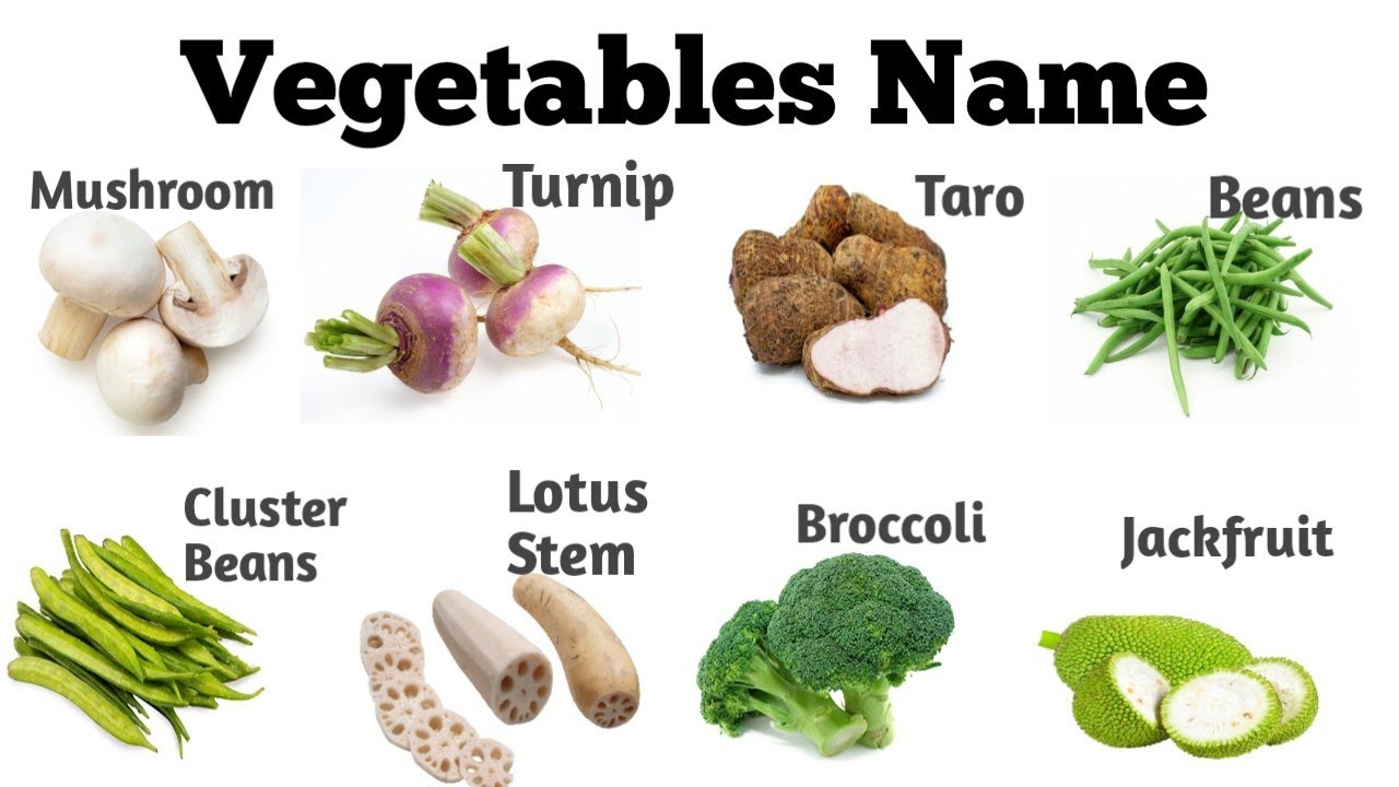 Learn Vegetables Name in English & Hindi Vegetables Name Part 2