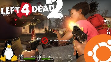 Left 4 Dead 2 Gameplay On Ubuntu 13.04 Linux (Native)