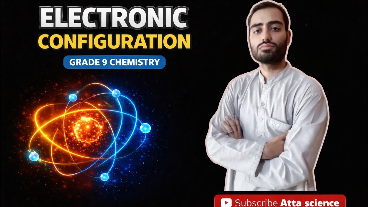 Grade 9 Chemistry|Unit 2 Lecture 4 |Electronic Configuration Made EASY ⚡ | Full Concept + Diagram |