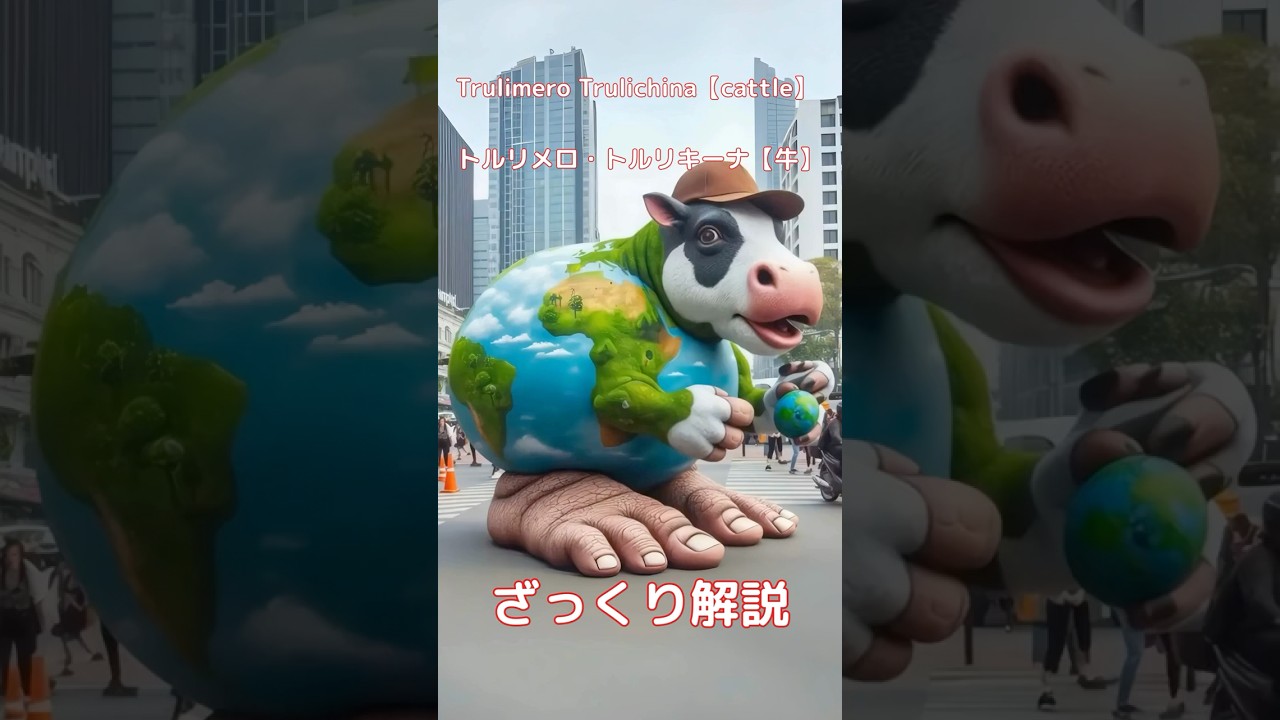 【#italianbrainrot 】Trulimero Trulichina【cattle】 トルリメロ・トルリキーナ【牛】【ざっくり解説】