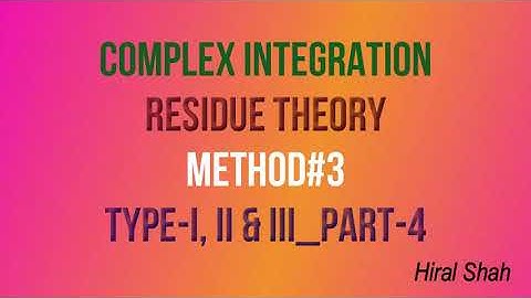 Residue Theory | Simple Pole | The Pole of Order m | Part-4 | Complex Variable | Engineering Maths