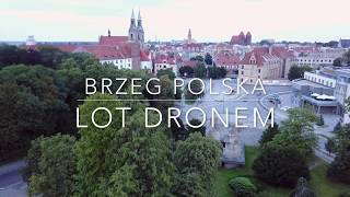 Średniowieczne Miasto Brzeg z Lotu Ptaka filmowane Dronem DJI Mavic Pro 4K jakość  - Mr Dago