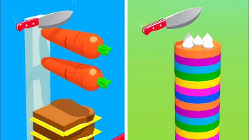 Slice It All Gameplay! Satisfying and Relaxing ASMR Slicing Video NEW UPDATE