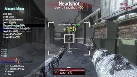 Call of Duty Black Ops 1 IMCS Mod Menu