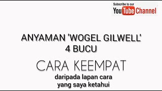 Anyaman 'Wogel Gilwell' 4/8 Cara Anyaman (Woodbadge Gilwell Woggle 4/8 methods) Paling Mudah Anyaman 'Wogel Gilwell' 4/8 Cara Anyaman (Woodbadge Gilwell Woggle 4/8 methods) Paling Mudah