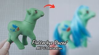 Restoring Paseo, the Argentinian Flutterbye (Vintage MLP G1)