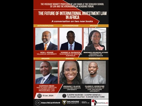 Webinar: The Future of International Investment Law in Africa - A ...