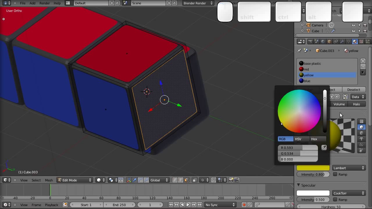 Tutorial Pembuatan Animasi Rubik Menggunakan Blender YouTube