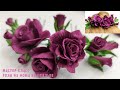 DIY🌿🌺🌿 Розы из Фоамирана на шпильке/Rose Flower Foam Paper/ Flores de foami