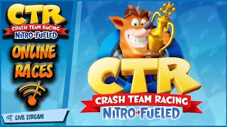 CTR Crash Team Racing Nitro-Fueled Online with the Chat!