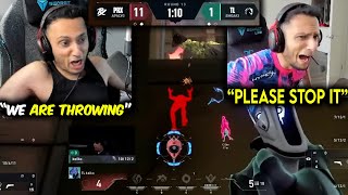 FNS CRASHING OUT Watching PRX THROW For 8 Minutes Straight In VCT