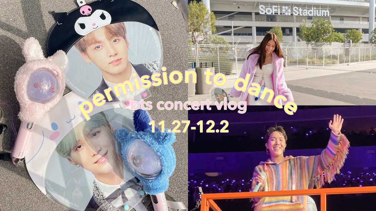 BTS PTD LA CONCERT VLOG | all 4 days !