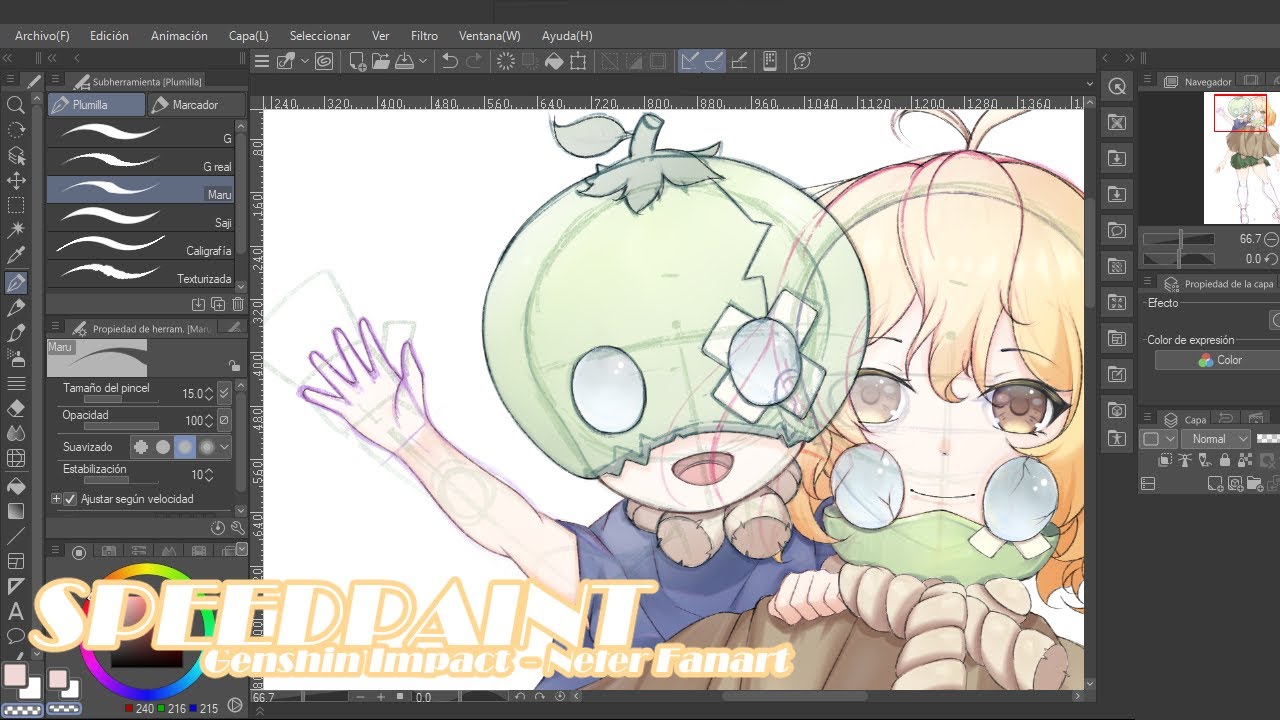 Speedpaint: Dr Stone Fanart - Suika - Clip Studio Paint - YouTube