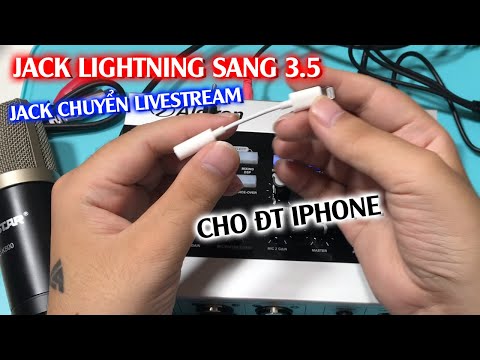 Video Cáp chuyển Livestream Apple Lightning sang 3.5 mm cho... - youtube