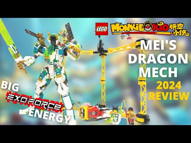 Exo-Force Vibes LEGO Mei's Dragon Mech - Monkie Kid Set 80053