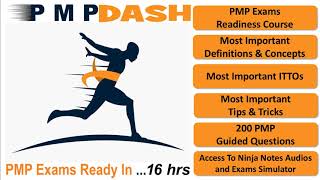 PMP Dash - 16 hrs PMP Exams Readiness Course [Best bet for Acing PMP Before December End 2020]