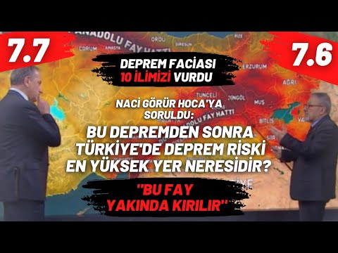 Naci Görür Hoca'ya Soruldu: Bu Depremden Sonra Türkiye'de Deprem Riski En Yüksek