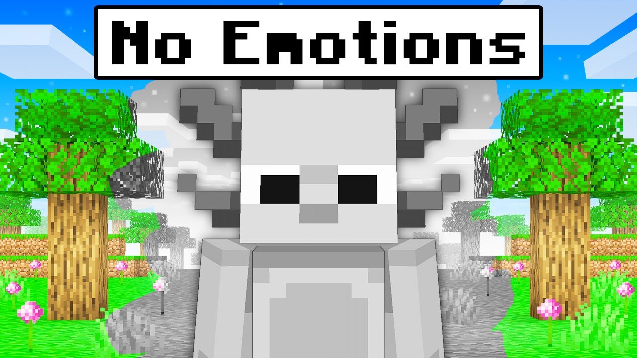 AXY Has NO EMOTIONS in Minecraft! - YouTube