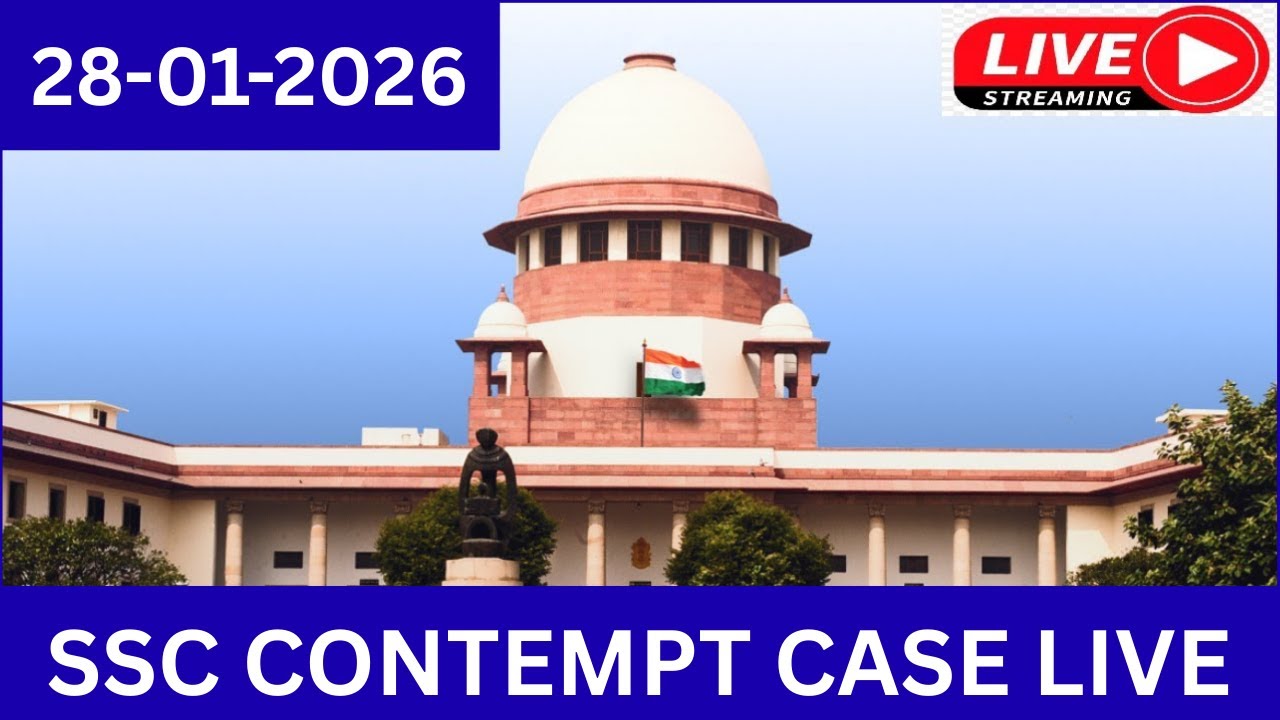 WATCH SSC CONTEMPT CASE LIVE II LIVE FROM SUPREME COURT 
