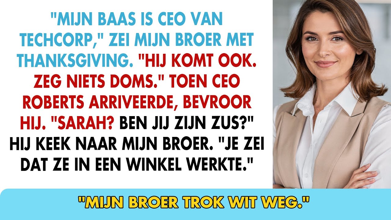 Broer schepte op over CEO-baas - Ik zit in het bestuur van die CEO