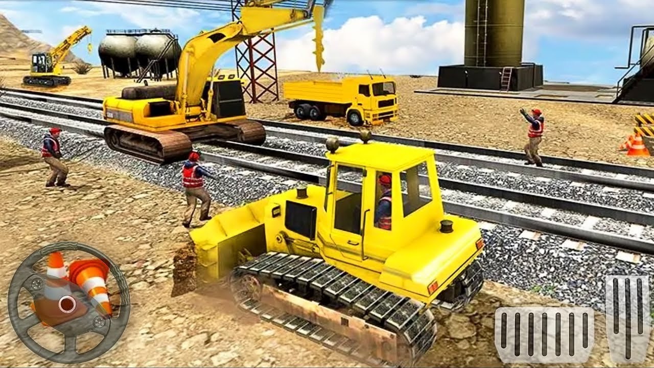 Train Tunnel Construction game 🚛🚚👨‍🔧 | Gaming Hub