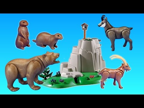 Playmobil Country Mountain Wild Toy Animals Building Set Build Review