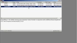 References from a database