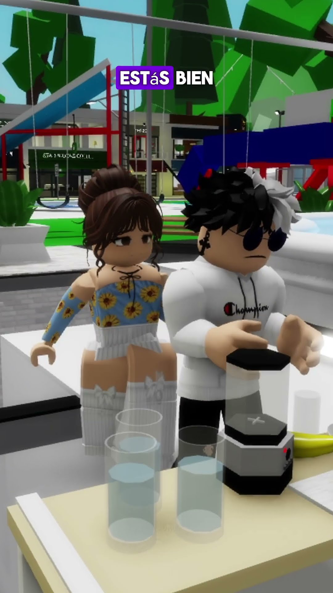 ME INSURTAN POR SER CIEGO? #roblox #brookhaven #shorts #historiasderoblox #roleplay