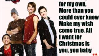 Big Time Rush -  All I Want For Christmas is You Lyrics chords