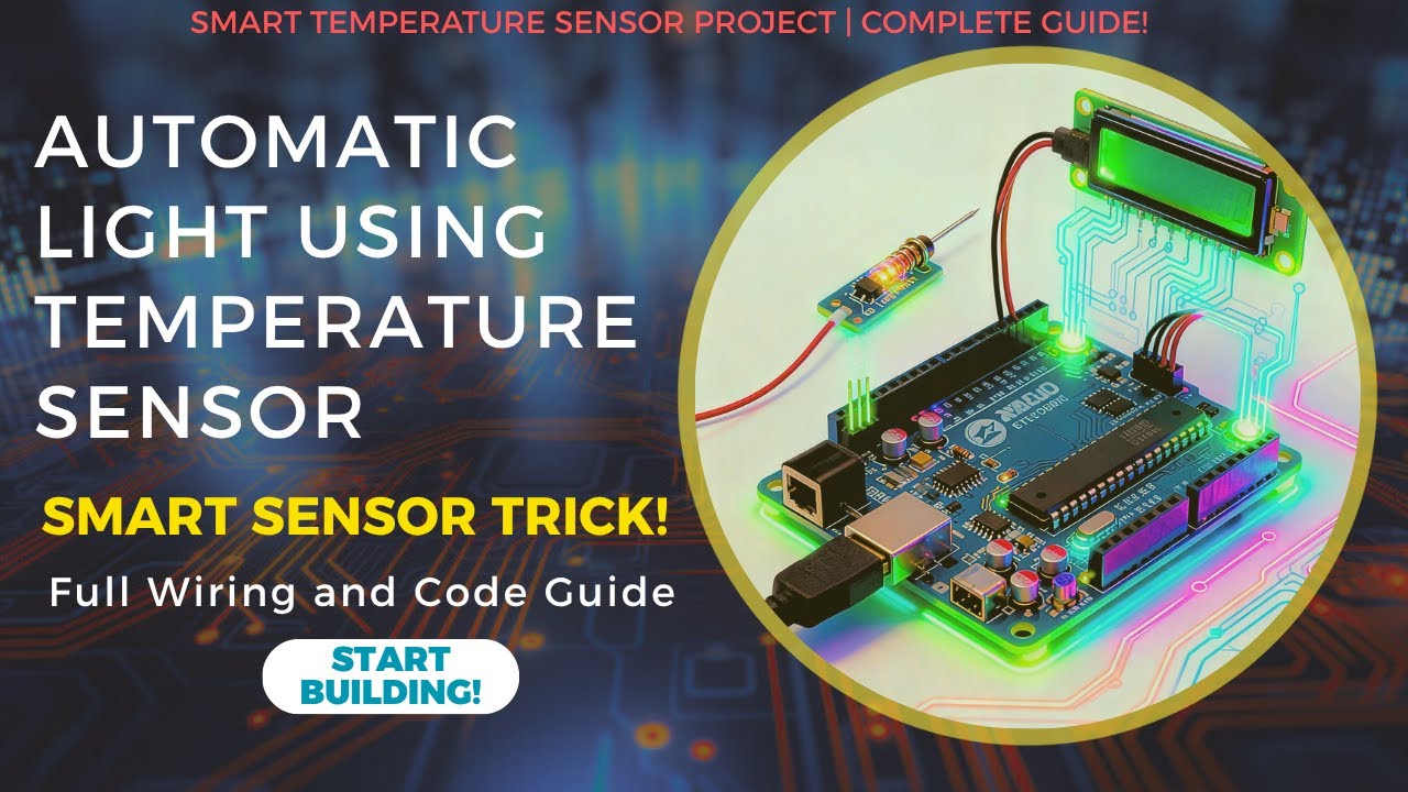 Smart Arduino Temperature Sensor Project 🌡 | LED Automatically Turns ON/OFF Based on Heat