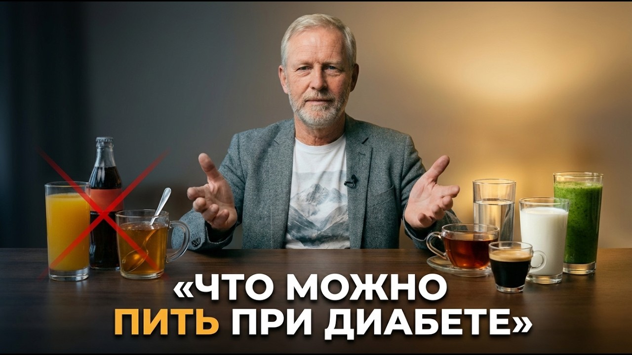 Напитки при диабете: что реально помогает сахару, а что тихо убивает поджелудочную.