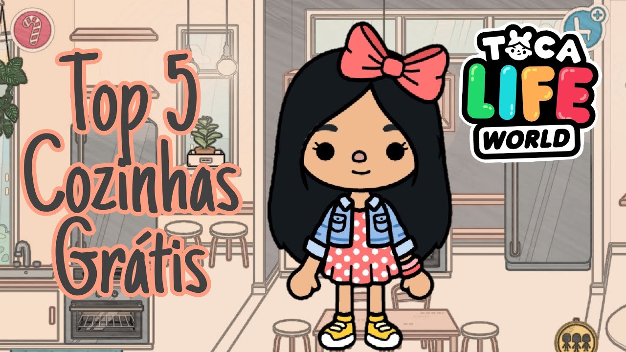 TOP 5 IDEIAS DE COZINHA GRÁTIS! (Toca Life World) 