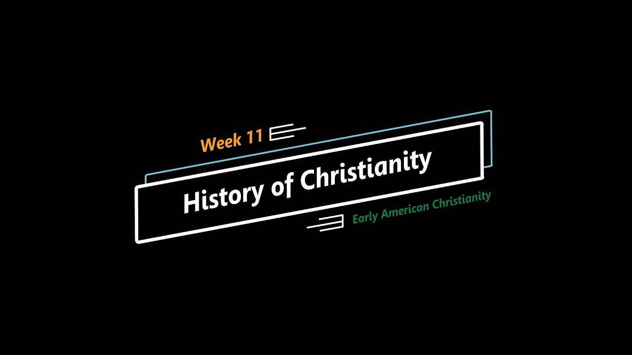 Early American Christianity Fall 2025