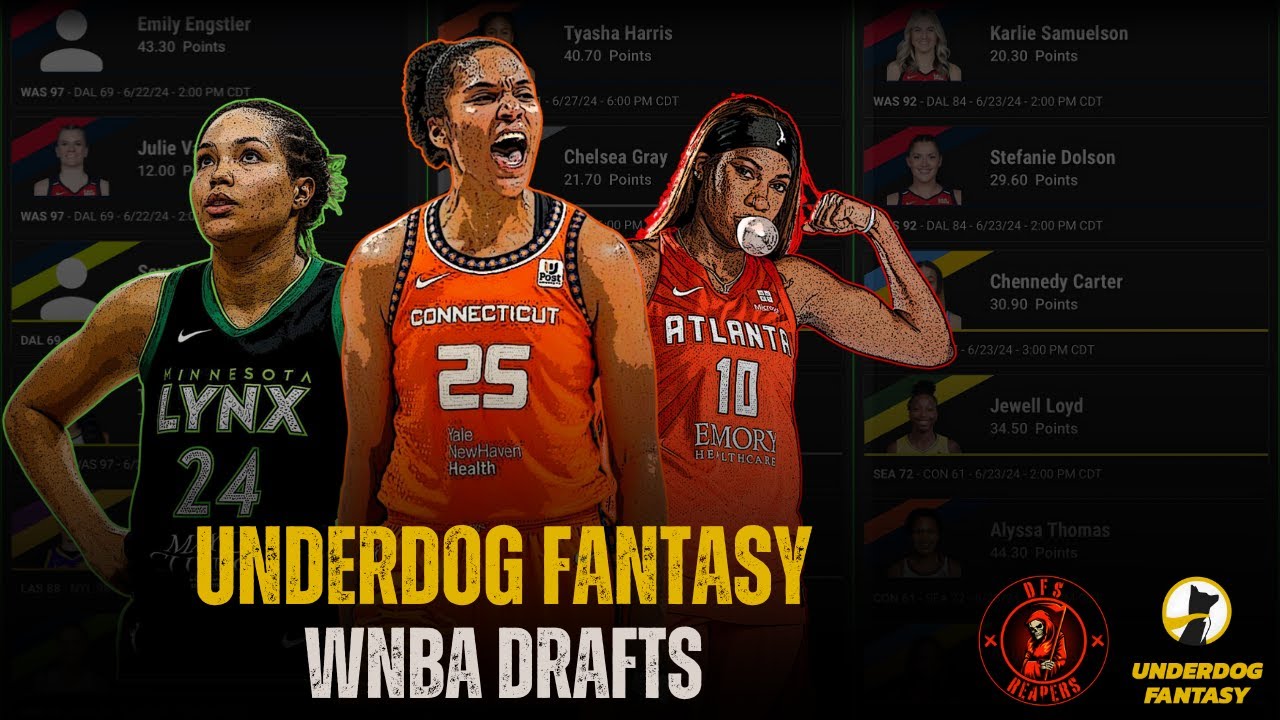 UNDERDOG WNBA DRAFTS - YouTube