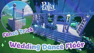 Palia Fence Trick ✨ Build Fence anywhere! Garden Venue Dance Floor speedbuild inspiration