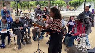 Turkish singing workshop at the 2024 San Francisco Free Folk Festival