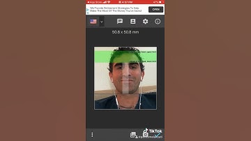 How to get electronic passport photos for immigration with an iPhone! EASILY