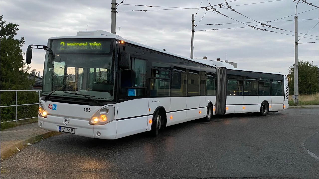 DPMCB linka číslo 2 (Papírenská, točna-Borek, točna) za extrémního počasí