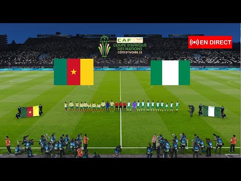 match Nigeria vs Cameroun en direct aujourdhui Coupe dAfrique Nations Simulation Gameplay PC