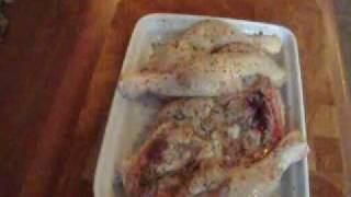 Tania kookt: pastinaakpuree met asperges, shii-take en gegrilde kip.wmv