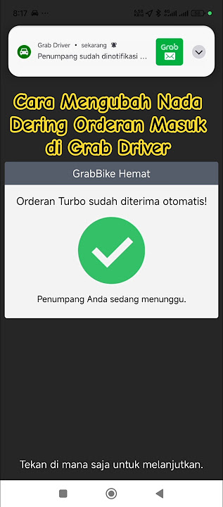 Mengganti Nada Dering Orderan Masuk Grab Driver #shorts #nadadering #grab #xiaomi #orderan